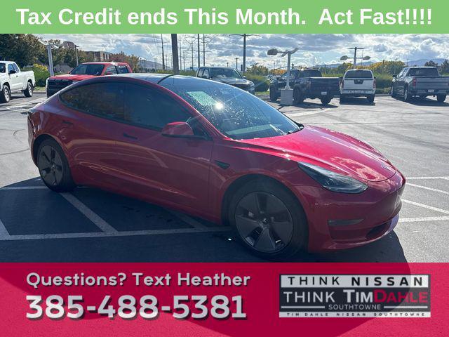 used 2022 Tesla Model 3 car, priced at $24,173