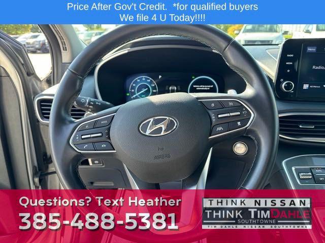 used 2022 Hyundai Santa Fe car, priced at $23,998