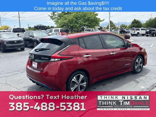used 2018 Nissan Leaf car, priced at $9,488