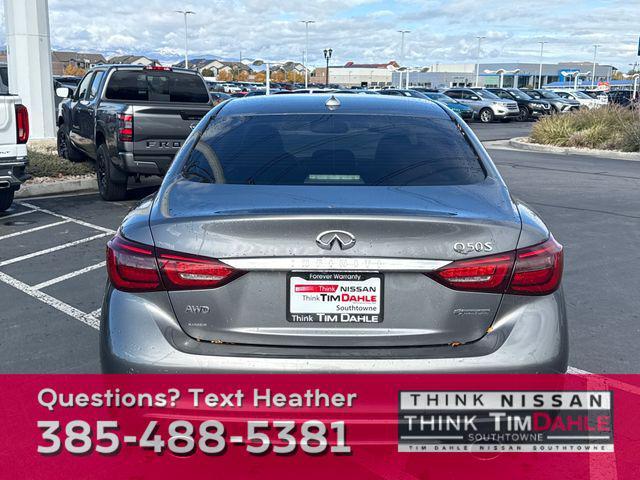 used 2019 INFINITI Q50 car, priced at $23,990
