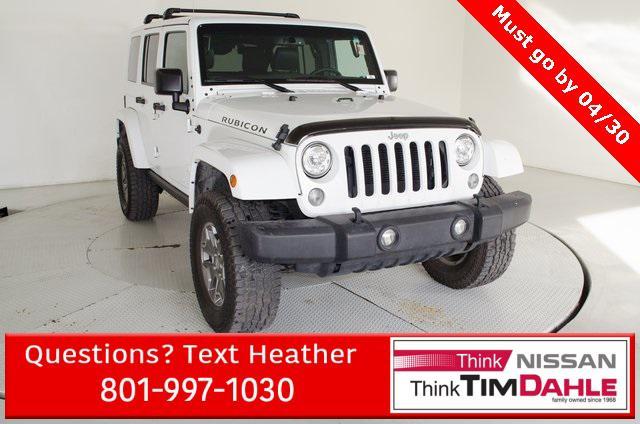 used 2017 Jeep Wrangler Unlimited car, priced at $26,974