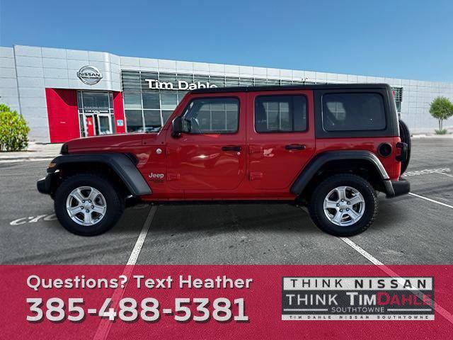 used 2018 Jeep Wrangler Unlimited car, priced at $21,998