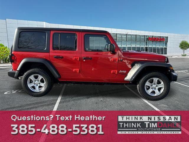 used 2018 Jeep Wrangler Unlimited car, priced at $21,998