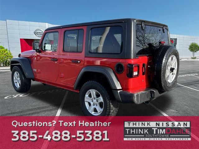 used 2018 Jeep Wrangler Unlimited car, priced at $21,998