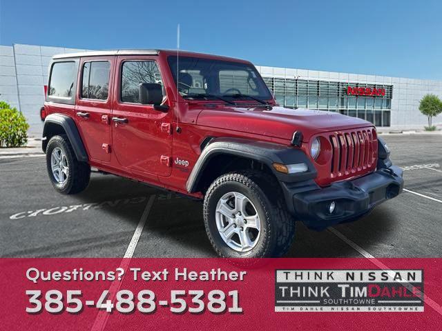 used 2018 Jeep Wrangler Unlimited car, priced at $21,998