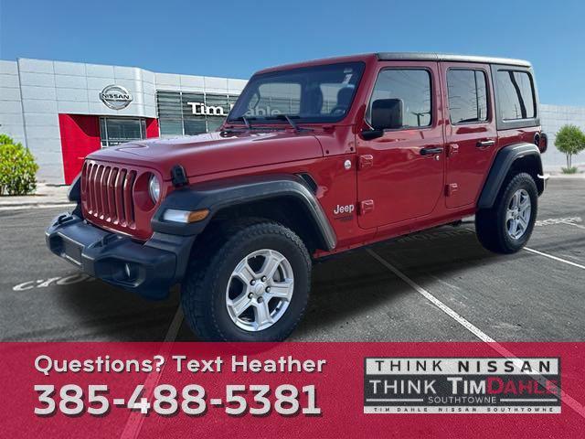 used 2018 Jeep Wrangler Unlimited car, priced at $21,998