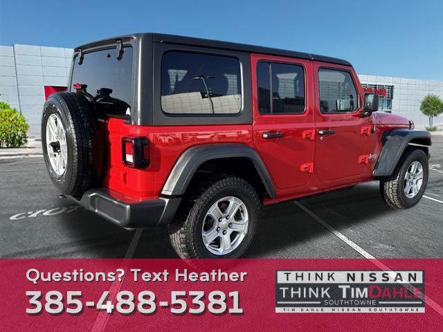 used 2018 Jeep Wrangler Unlimited car, priced at $21,998