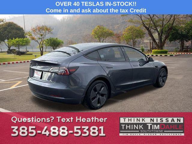 used 2021 Tesla Model 3 car, priced at $21,137