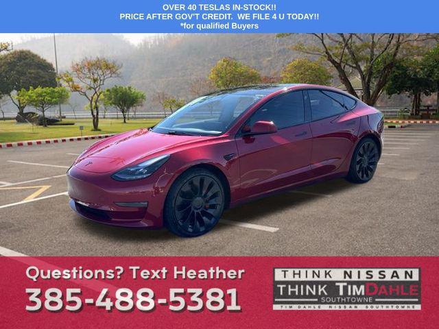 used 2022 Tesla Model 3 car, priced at $27,498