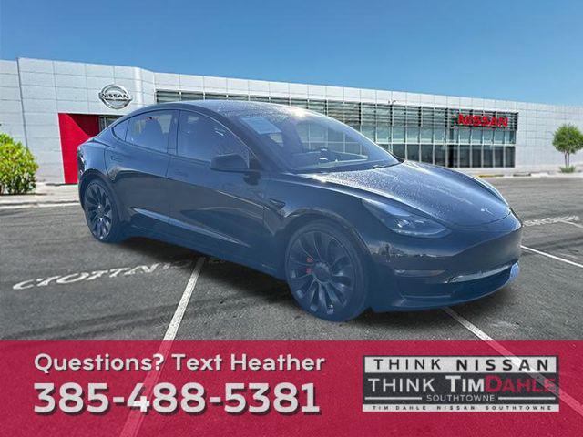 used 2021 Tesla Model 3 car, priced at $29,090