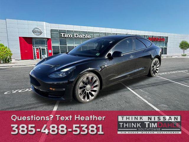 used 2021 Tesla Model 3 car, priced at $29,090