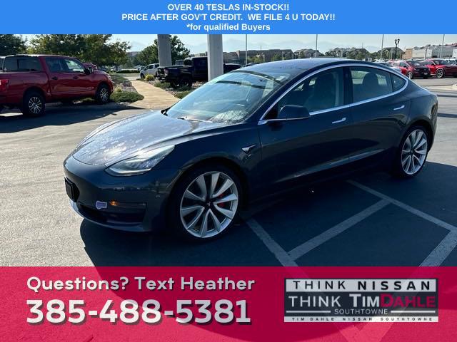 used 2018 Tesla Model 3 car, priced at $23,998