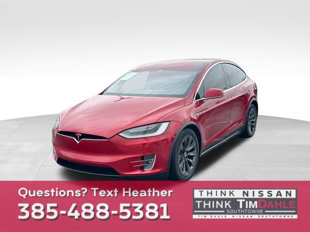 used 2018 Tesla Model X car, priced at $35,689