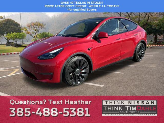 used 2022 Tesla Model Y car, priced at $29,898