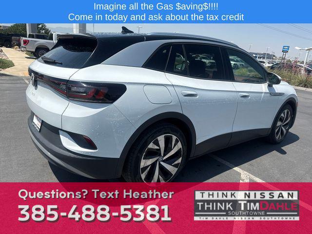 used 2021 Volkswagen ID.4 car, priced at $18,897