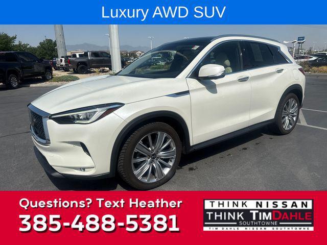 used 2022 INFINITI QX50 car, priced at $27,798