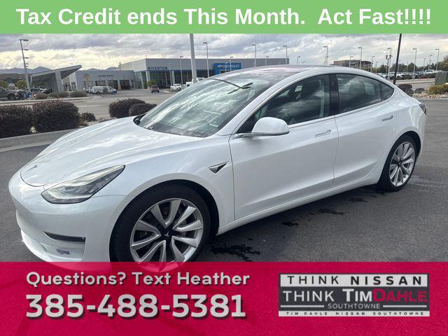 used 2018 Tesla Model 3 car, priced at $22,998