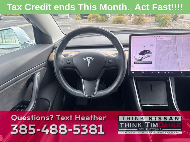 used 2018 Tesla Model 3 car, priced at $22,998