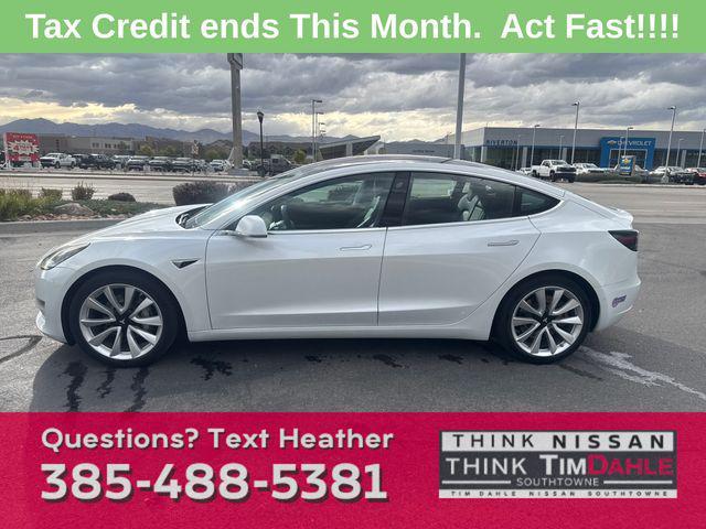 used 2018 Tesla Model 3 car, priced at $22,998