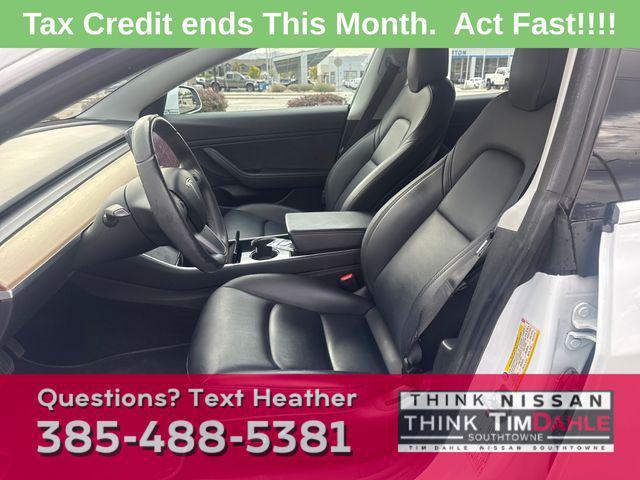 used 2018 Tesla Model 3 car, priced at $22,998