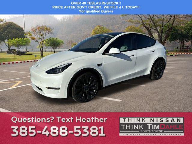 used 2022 Tesla Model Y car, priced at $29,465