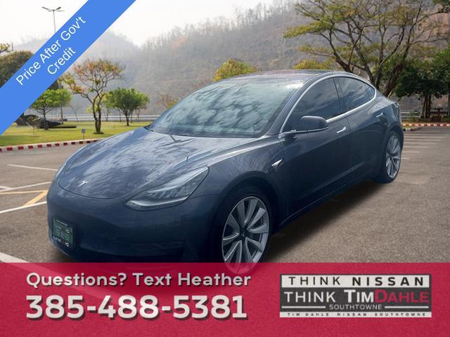 used 2018 Tesla Model 3 car, priced at $20,885