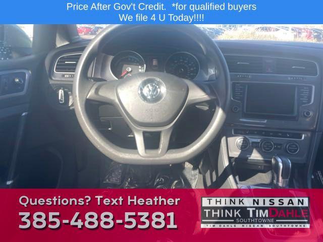 used 2016 Volkswagen e-Golf car, priced at $10,990