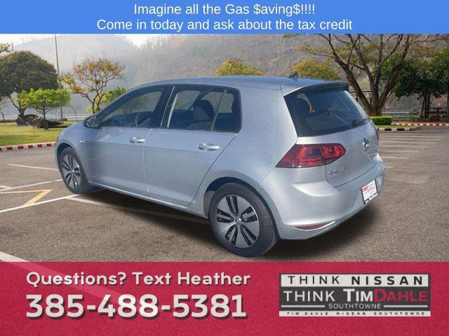 used 2016 Volkswagen e-Golf car, priced at $9,998