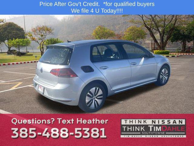 used 2016 Volkswagen e-Golf car, priced at $10,990