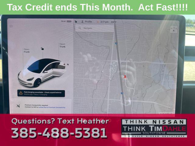 used 2019 Tesla Model 3 car, priced at $23,855