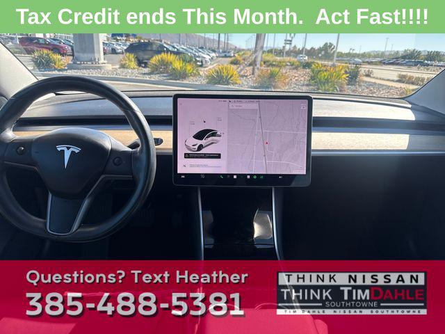 used 2019 Tesla Model 3 car, priced at $23,855