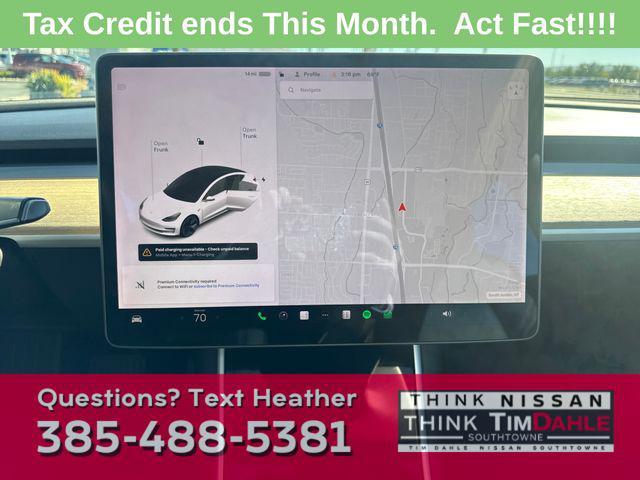 used 2019 Tesla Model 3 car, priced at $23,855