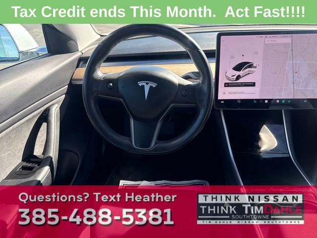 used 2019 Tesla Model 3 car, priced at $23,855
