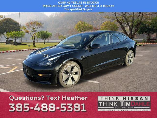 used 2022 Tesla Model 3 car, priced at $25,995