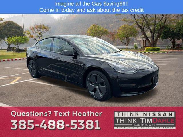 used 2022 Tesla Model 3 car, priced at $25,495