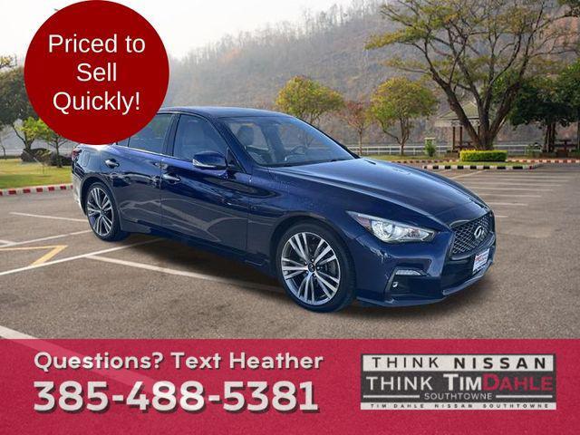 used 2021 INFINITI Q50 car, priced at $28,750