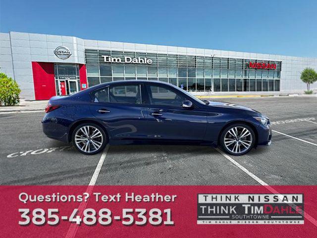 used 2021 INFINITI Q50 car, priced at $27,555