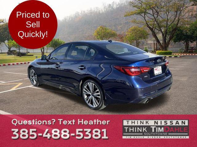 used 2021 INFINITI Q50 car, priced at $28,750