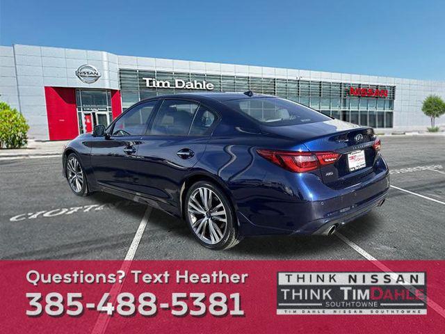 used 2021 INFINITI Q50 car, priced at $27,555