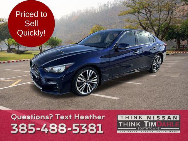 used 2021 INFINITI Q50 car, priced at $28,750