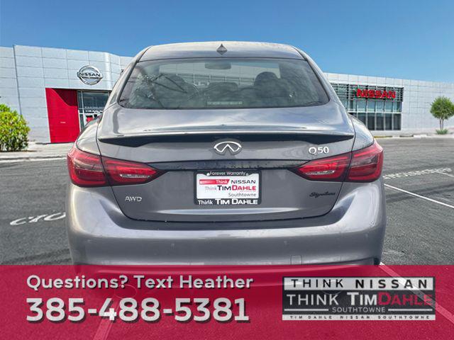 used 2023 INFINITI Q50 car, priced at $37,888