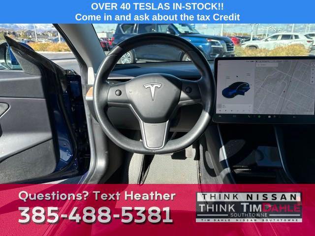 used 2019 Tesla Model 3 car, priced at $20,498