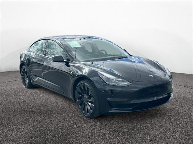 used 2023 Tesla Model 3 car, priced at $38,998