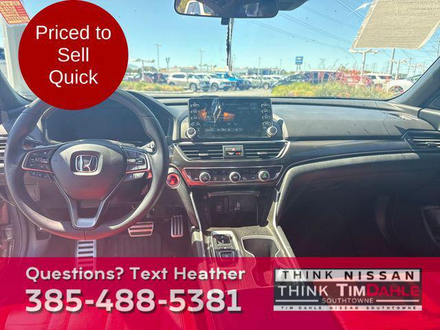 used 2019 Honda Accord car, priced at $23,499