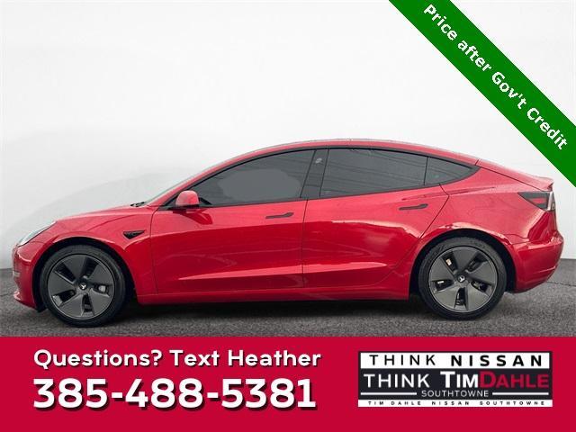 used 2021 Tesla Model 3 car, priced at $20,695
