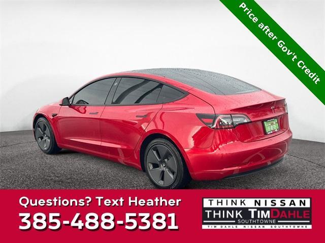 used 2021 Tesla Model 3 car, priced at $20,695
