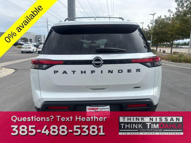 new 2025 Nissan Pathfinder car, priced at $41,298