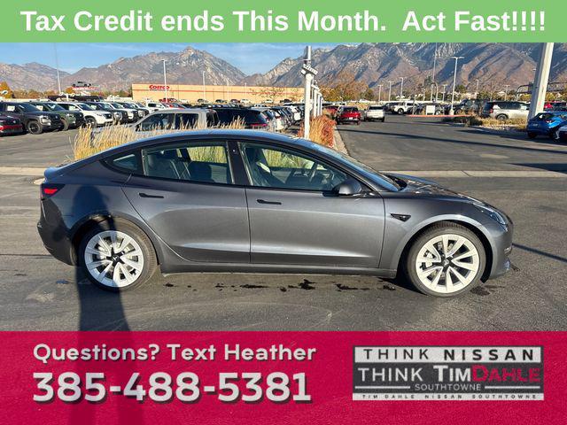 used 2022 Tesla Model 3 car, priced at $23,160