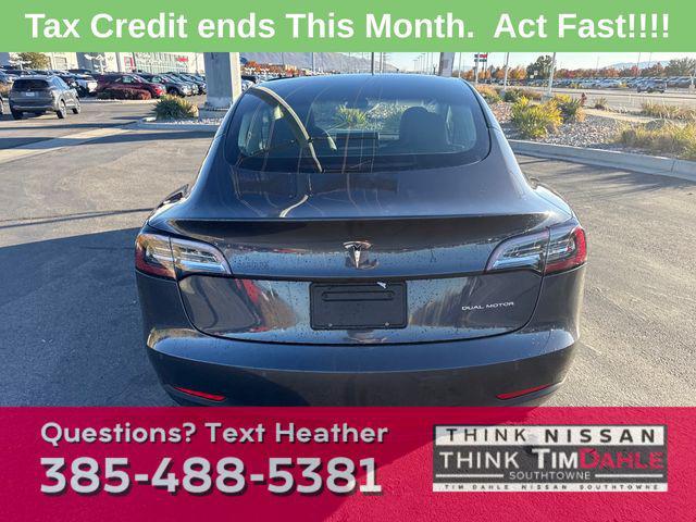 used 2022 Tesla Model 3 car, priced at $23,160