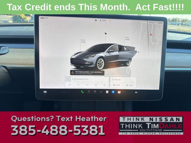 used 2022 Tesla Model 3 car, priced at $23,160